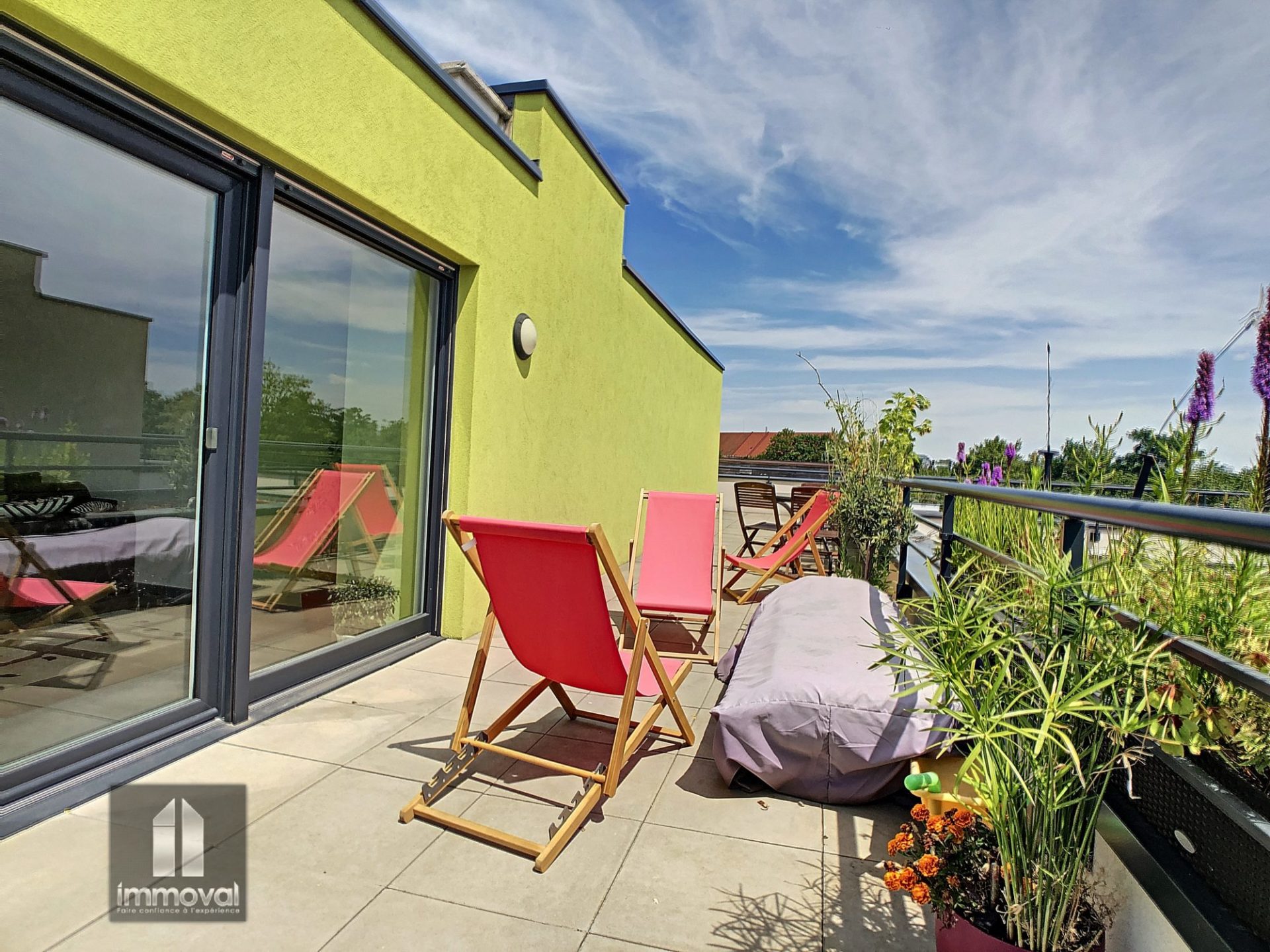 STRASBOURG NEUDORF Attique 88m2 4 pièces Immoval