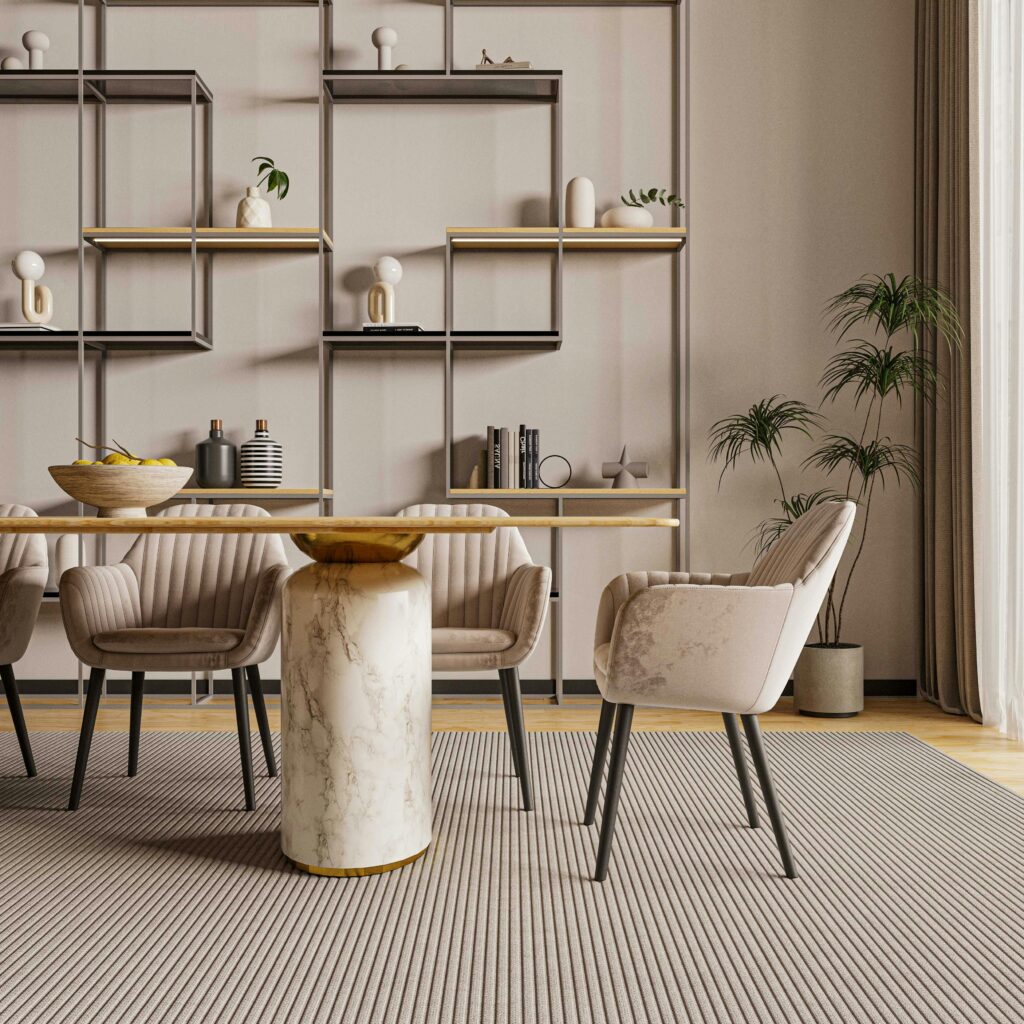appartement chic décoration épurée intérieur moderne design minimaliste