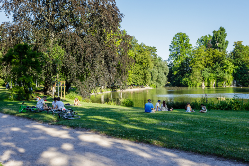 parc Orangerie Strasbourg bord eau promenade cadre de vie nature