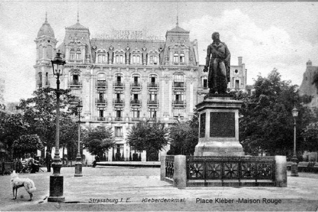 hôtel Maison Rouge Strasbourg 1900 place Kléber bâtiment historique