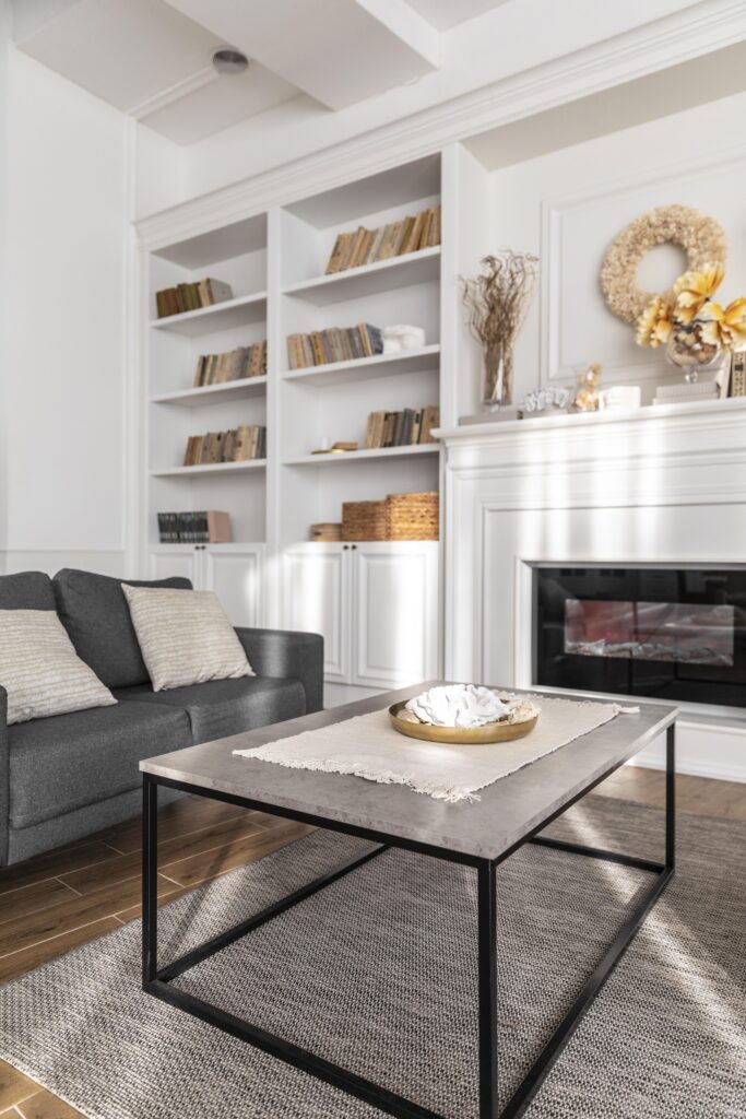 salon appartement avec canapé