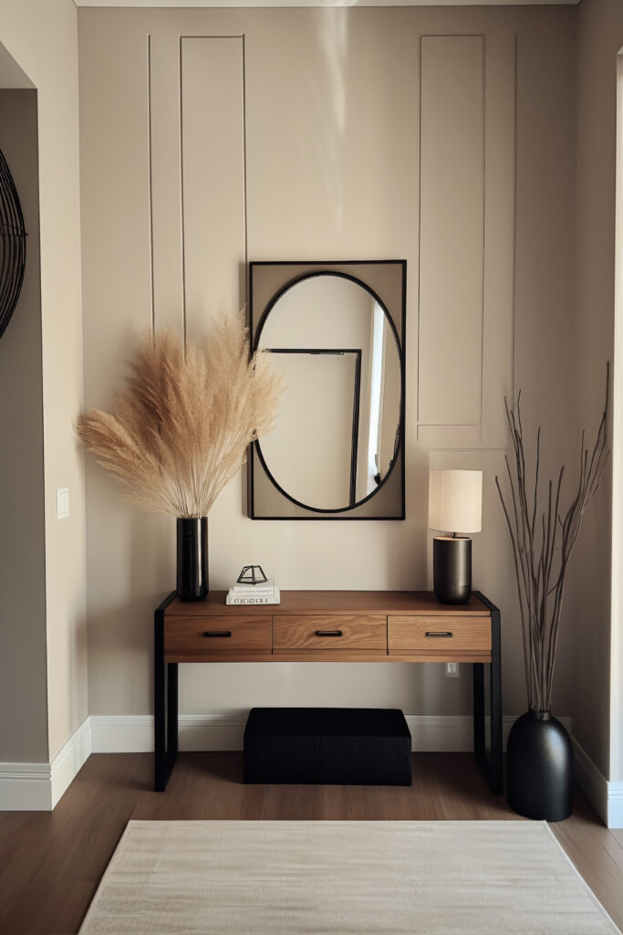 entrée maison moderne