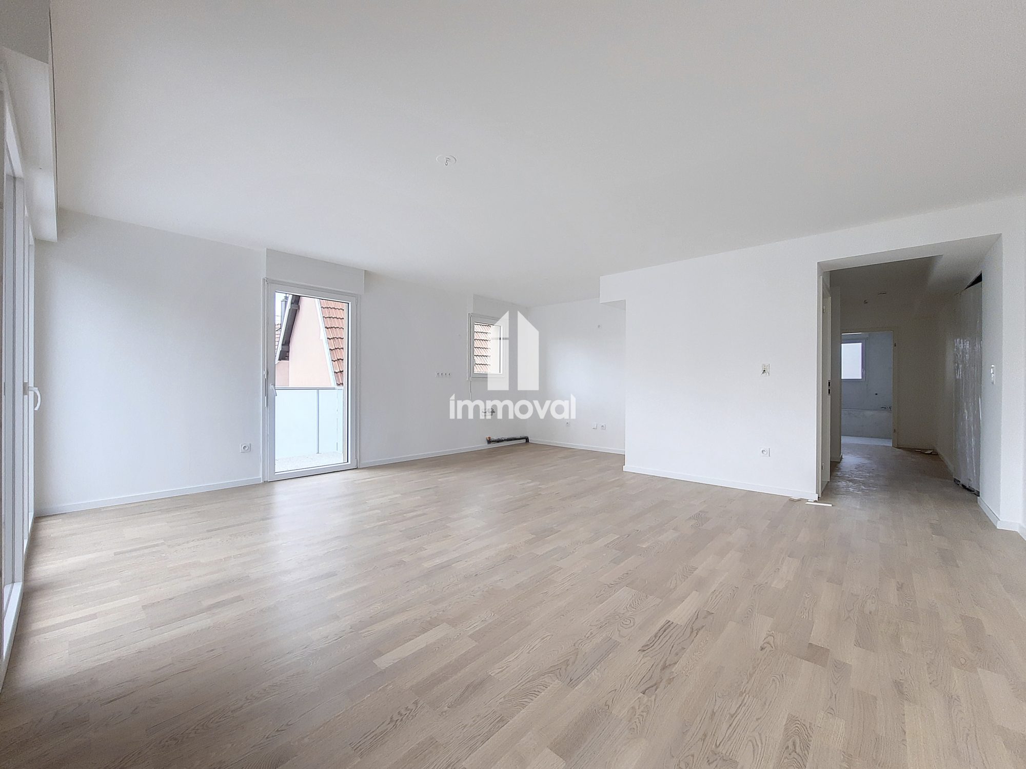 LA WANTZENAU - 3 pces neuf de 67m² grand balcon