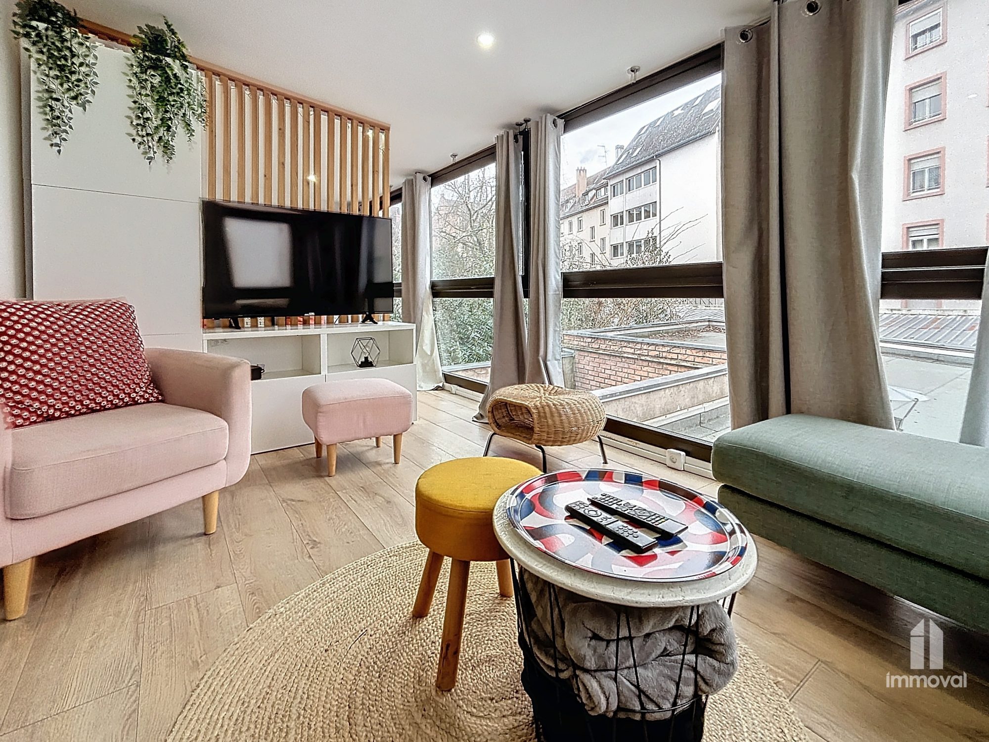 Neudorf, avenue de Colmar, F3 66m2 refait à neuf et meublé