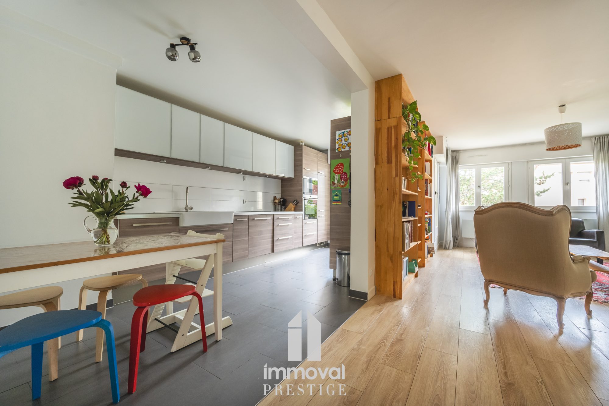 Robertsau triplex de 145m² carrez 179m² au sol