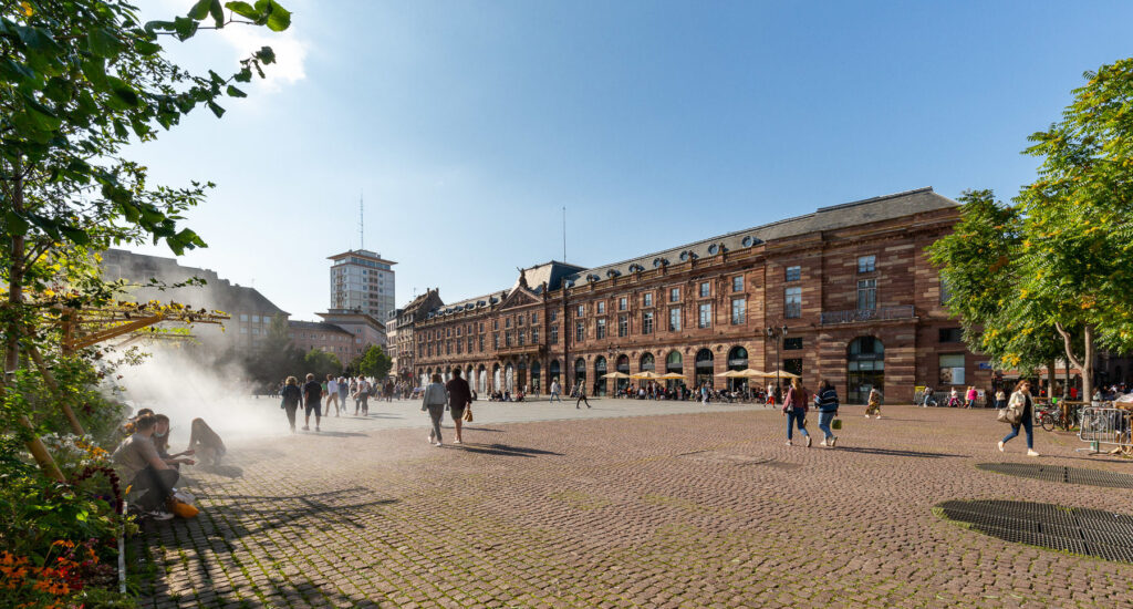 place Kléber Strasbourg centre ville commerces patrimoine