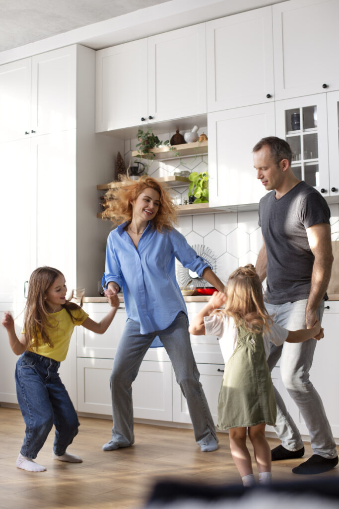 family having quality time together